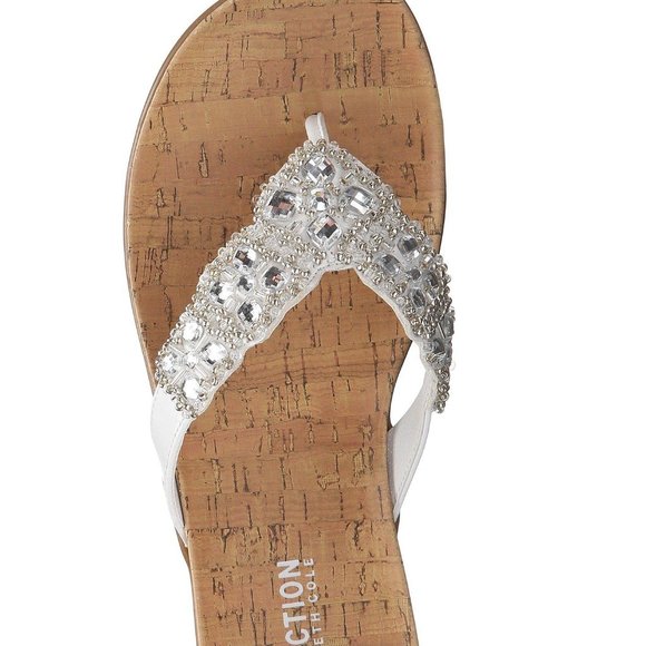 Kenneth Cole REACTION Women's Glam-athon Thong San - Picture 3 of 5